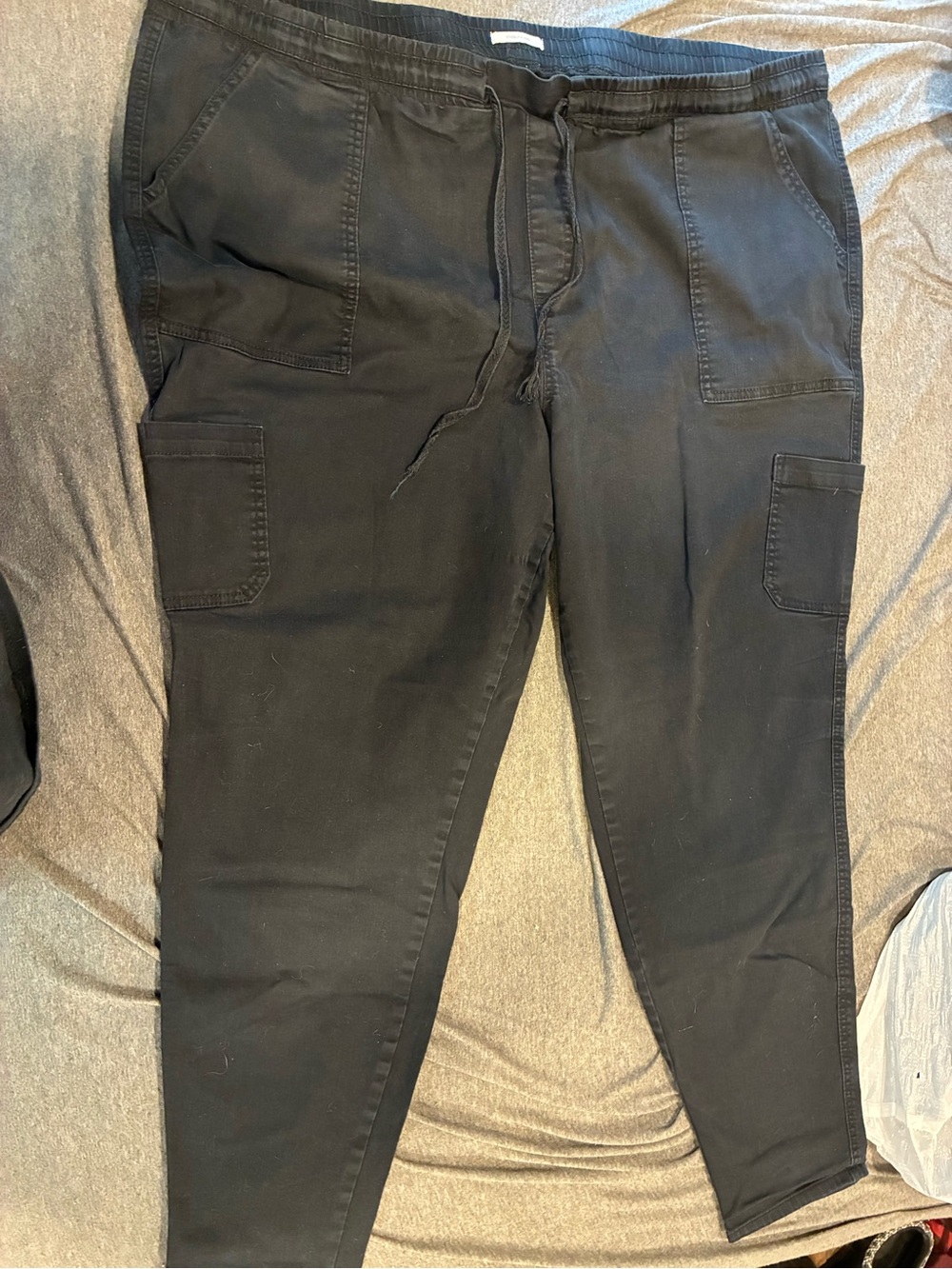 Maurices Black Cargo Jogger Pants